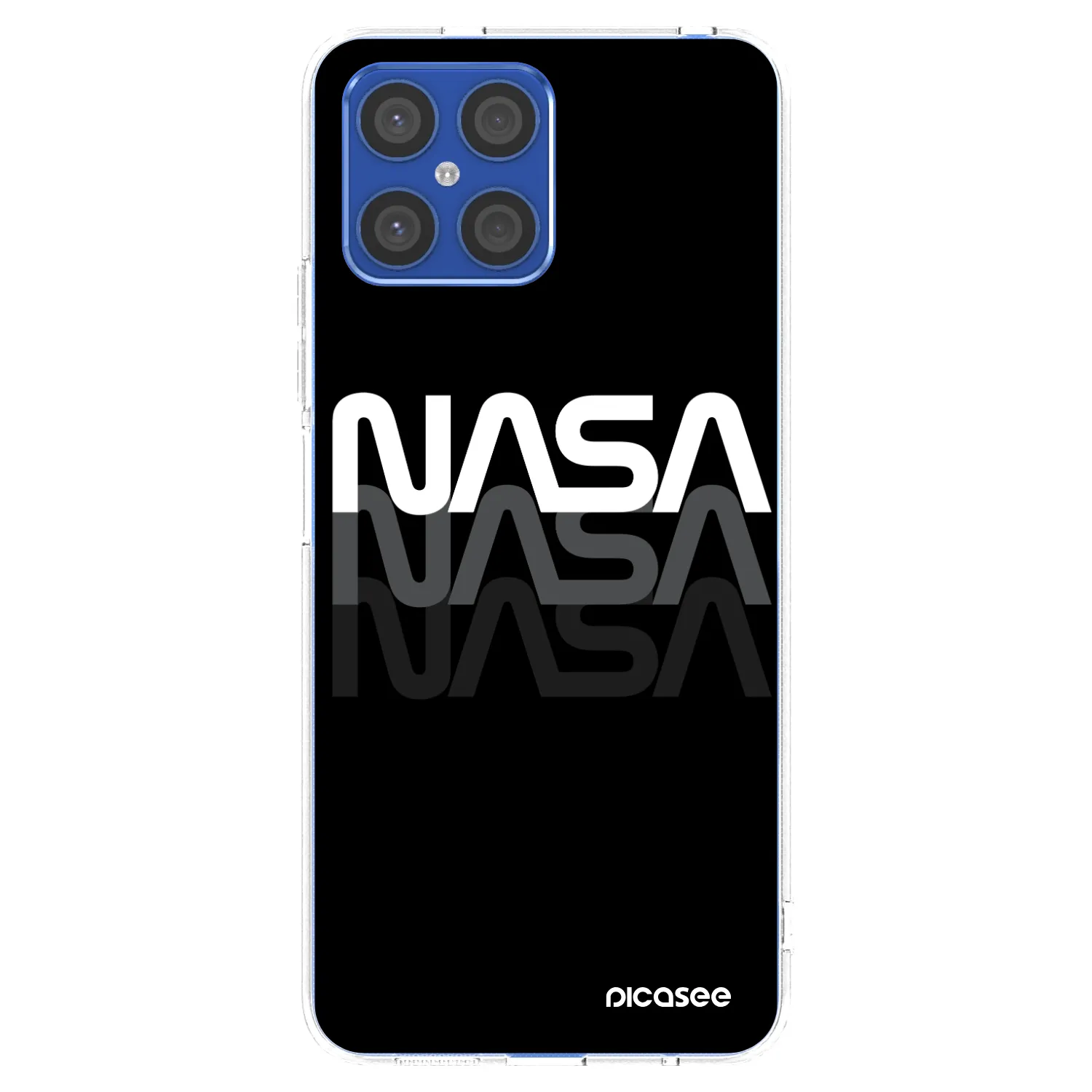 Picasee husă transparentă din silicon pentru Honor X8 4G - NASA Triple