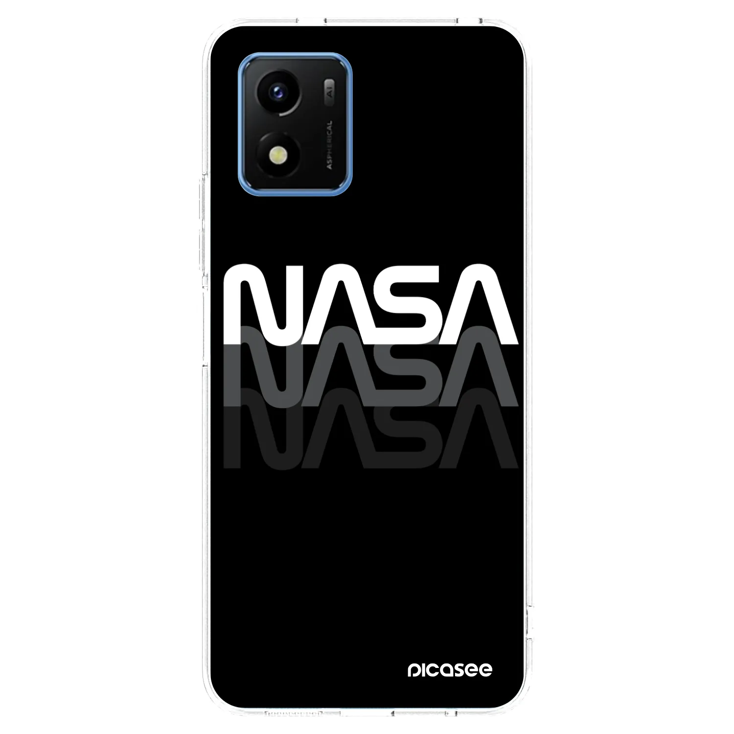 Picasee husă transparentă din silicon pentru Vivo Y01 - NASA Triple