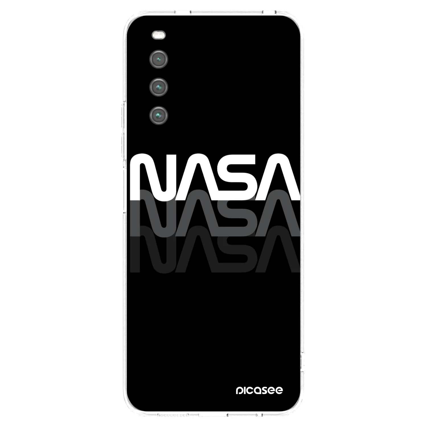 Picasee husă transparentă din silicon pentru Sony Xperia 10 IV 5G - NASA Triple