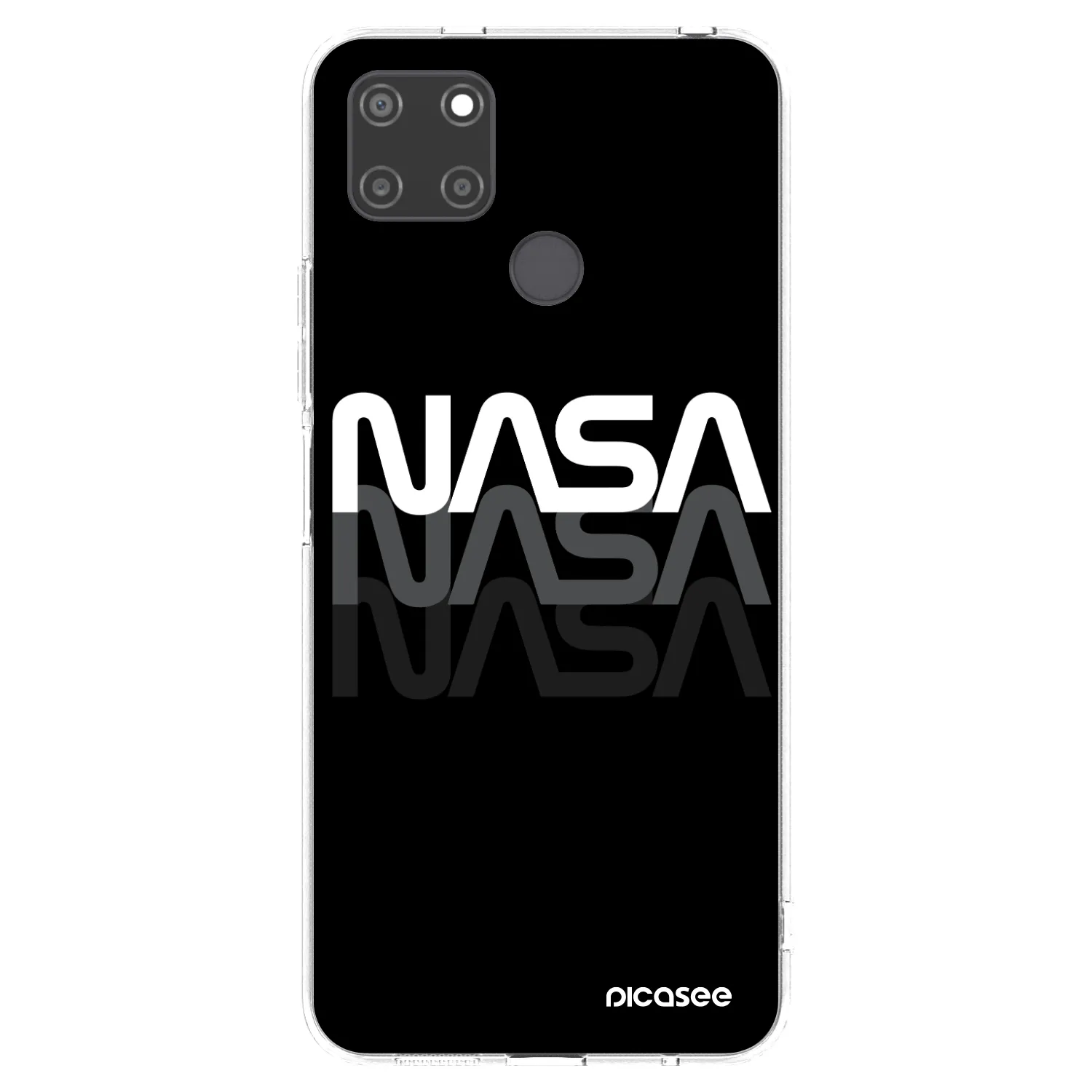 Picasee husă transparentă din silicon pentru Realme C21Y - NASA Triple