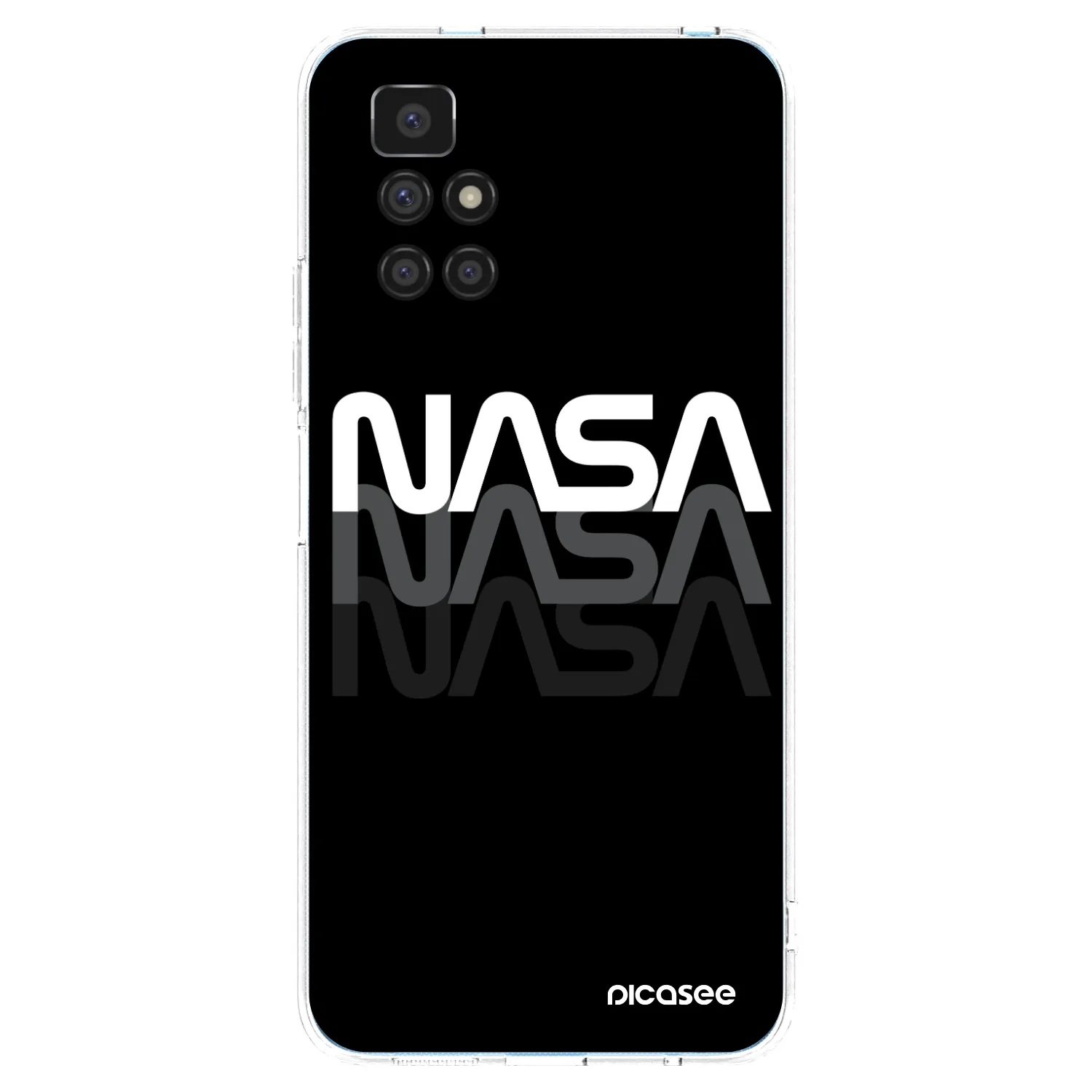 Picasee husă transparentă din silicon pentru Xiaomi Redmi 10 (2022) - NASA Triple