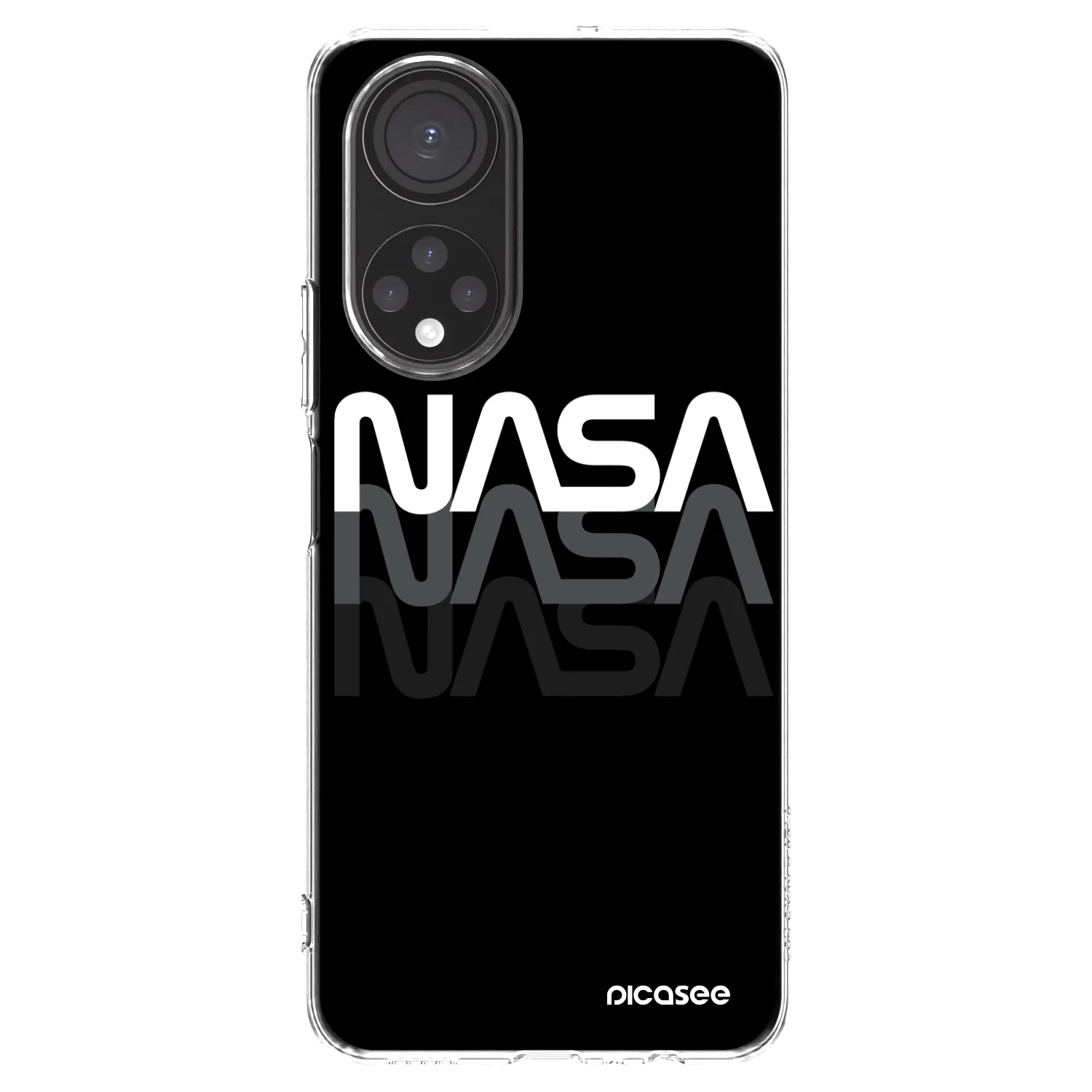 Picasee husă transparentă din silicon pentru Honor X7 - NASA Triple