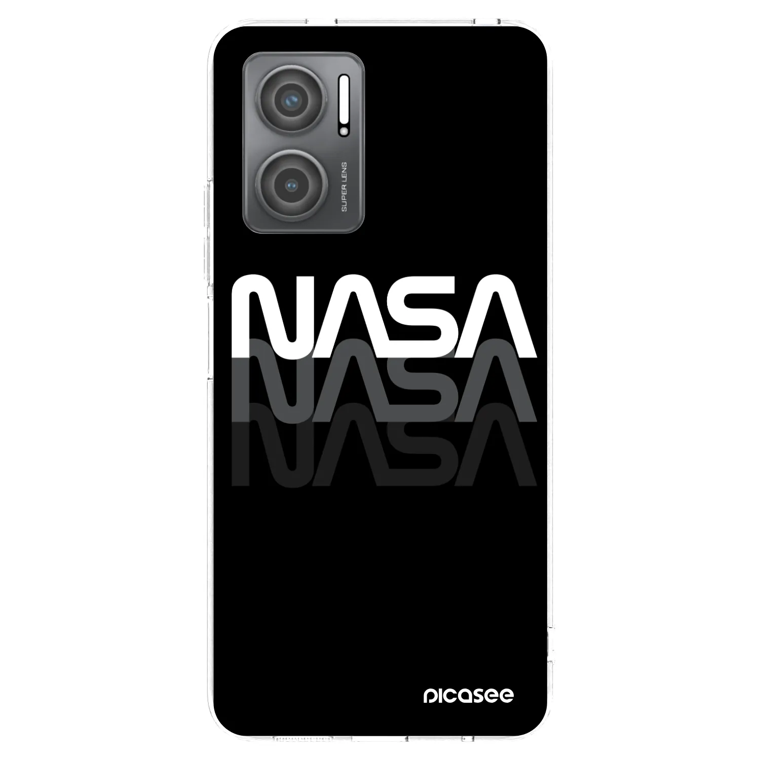 Picasee husă transparentă din silicon pentru Xiaomi Redmi 10 5G - NASA Triple