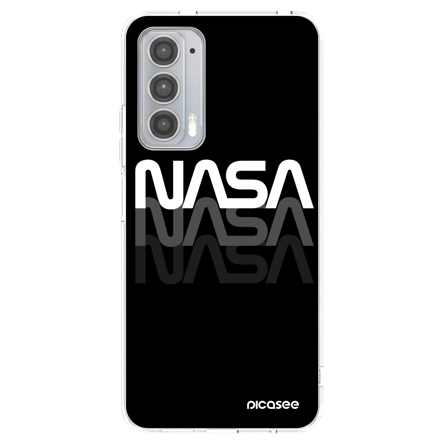Picasee husă transparentă din silicon pentru Motorola Edge 20 - NASA Triple