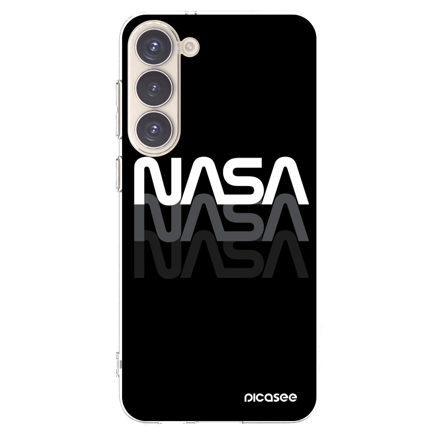 Picasee husă transparentă din silicon pentru Samsung Galaxy S23+ 5G - NASA Triple