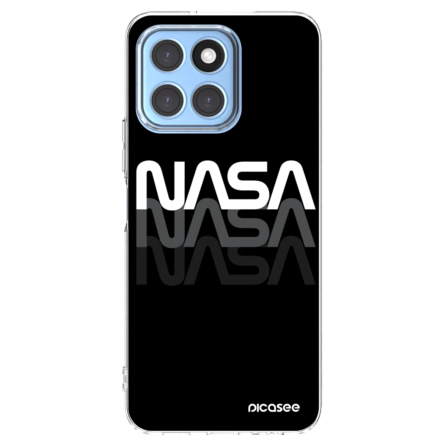 Picasee husă transparentă din silicon pentru Honor X8 5G - NASA Triple