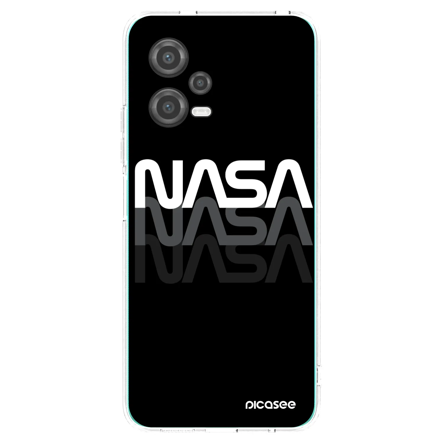Picasee husă transparentă din silicon pentru Xiaomi Poco X5 - NASA Triple