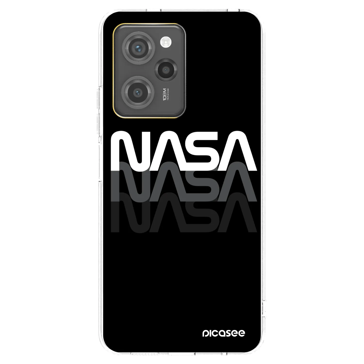 Picasee husă transparentă din silicon pentru Xiaomi Poco X5 Pro - NASA Triple