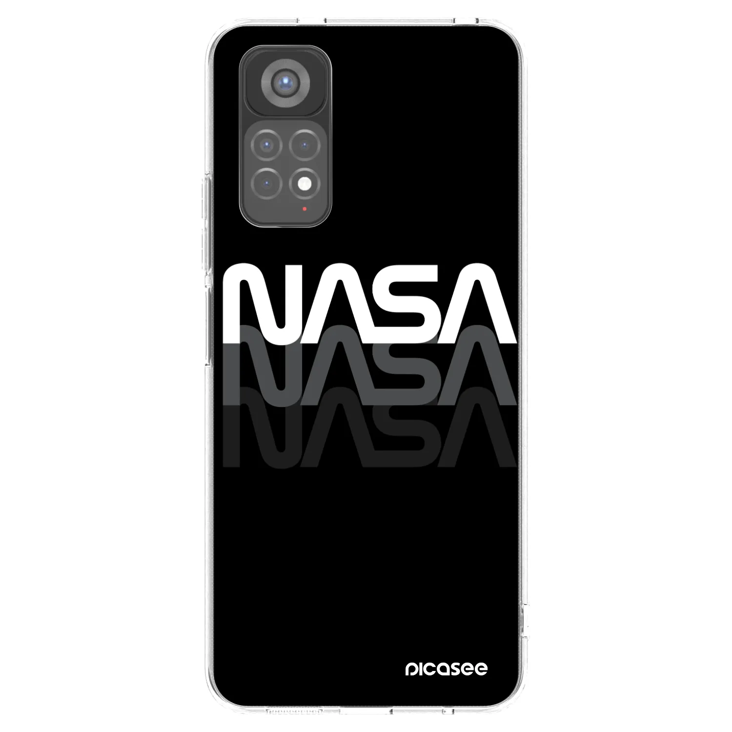 Picasee husă transparentă din silicon pentru Xiaomi Redmi Note 11S 5G - NASA Triple