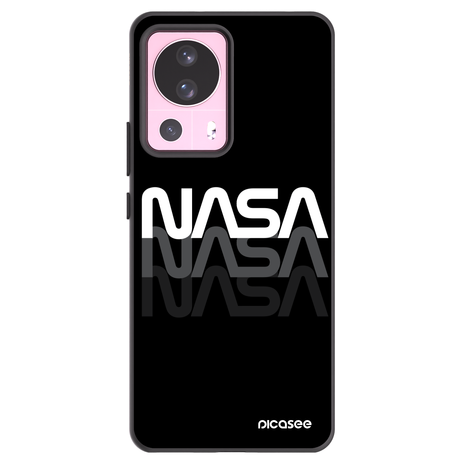 Picasee husă neagră din silicon pentru Xiaomi 13 Lite - NASA Triple