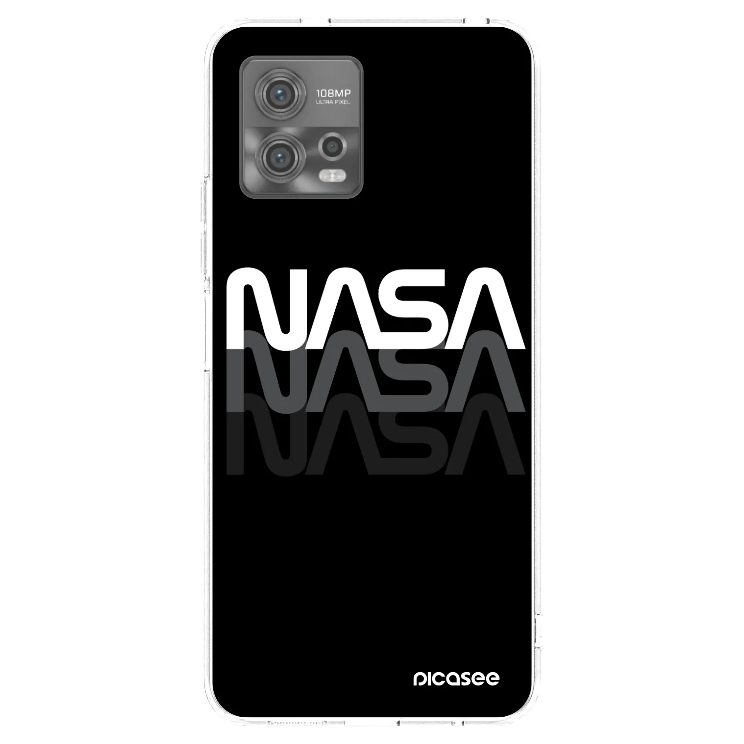 Picasee husă transparentă din silicon pentru Motorola Moto G72 - NASA Triple
