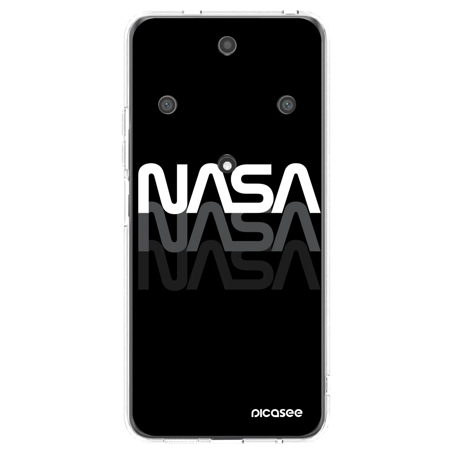 Picasee husă transparentă din silicon pentru Honor Magic5 Lite 5G - NASA Triple