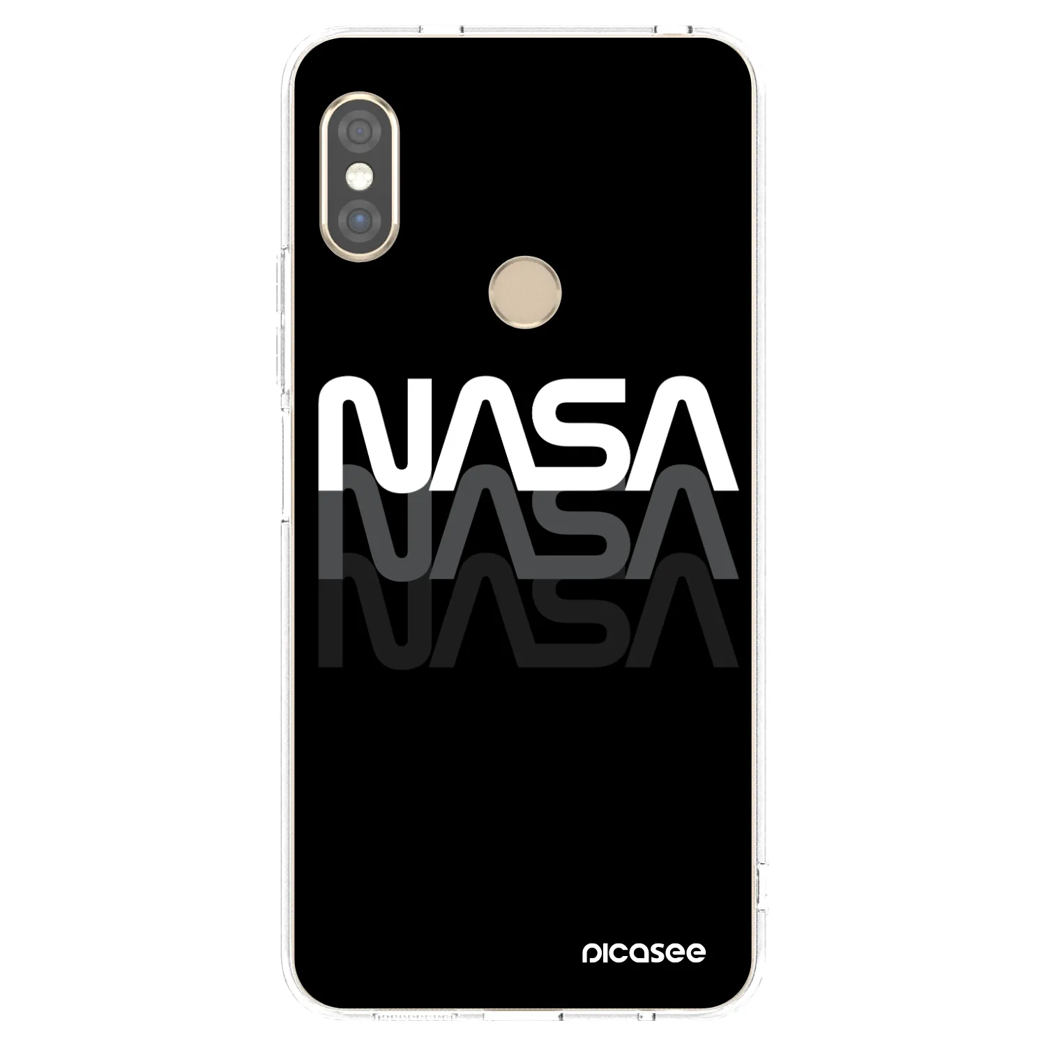 Picasee husă transparentă din silicon pentru Xiaomi Redmi Note 5 Global - NASA Triple