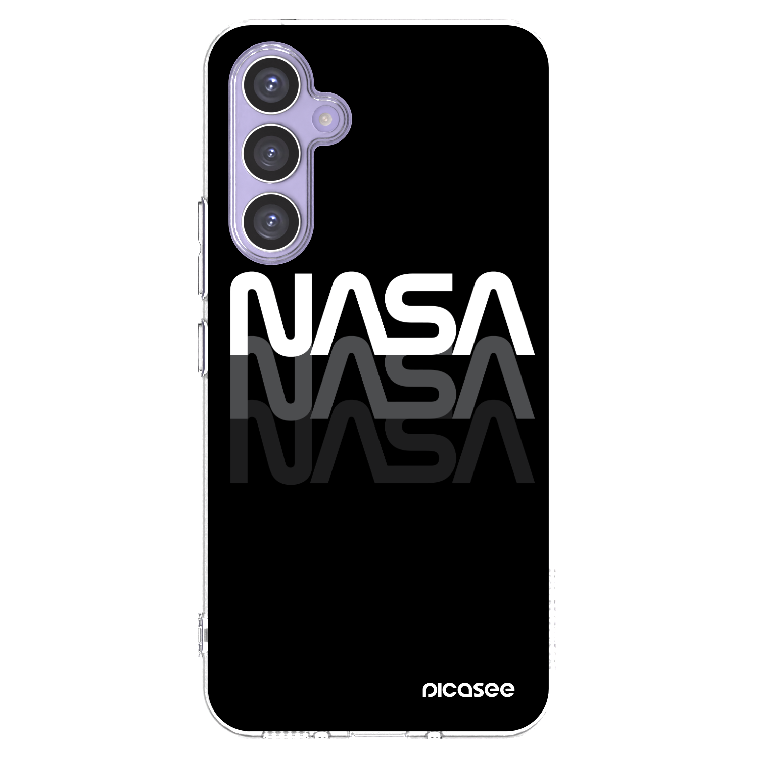 Picasee husă transparentă din silicon pentru Samsung Galaxy A54 5G A546B - NASA Triple