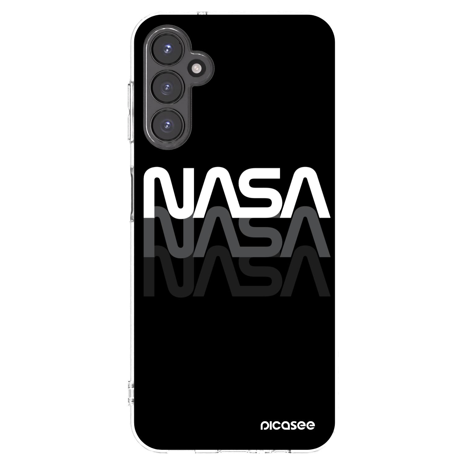 Picasee husă transparentă din silicon pentru Samsung Galaxy A14 5G A146P - NASA Triple