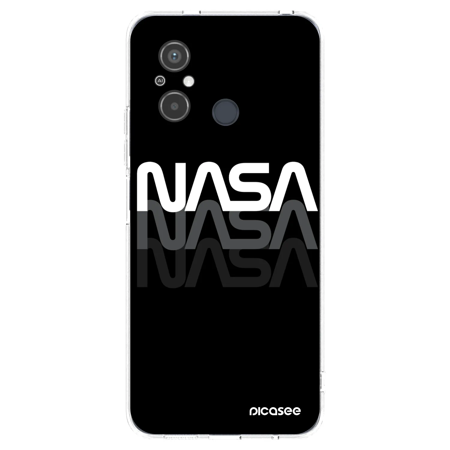 Picasee husă transparentă din silicon pentru Xiaomi Redmi 12C - NASA Triple