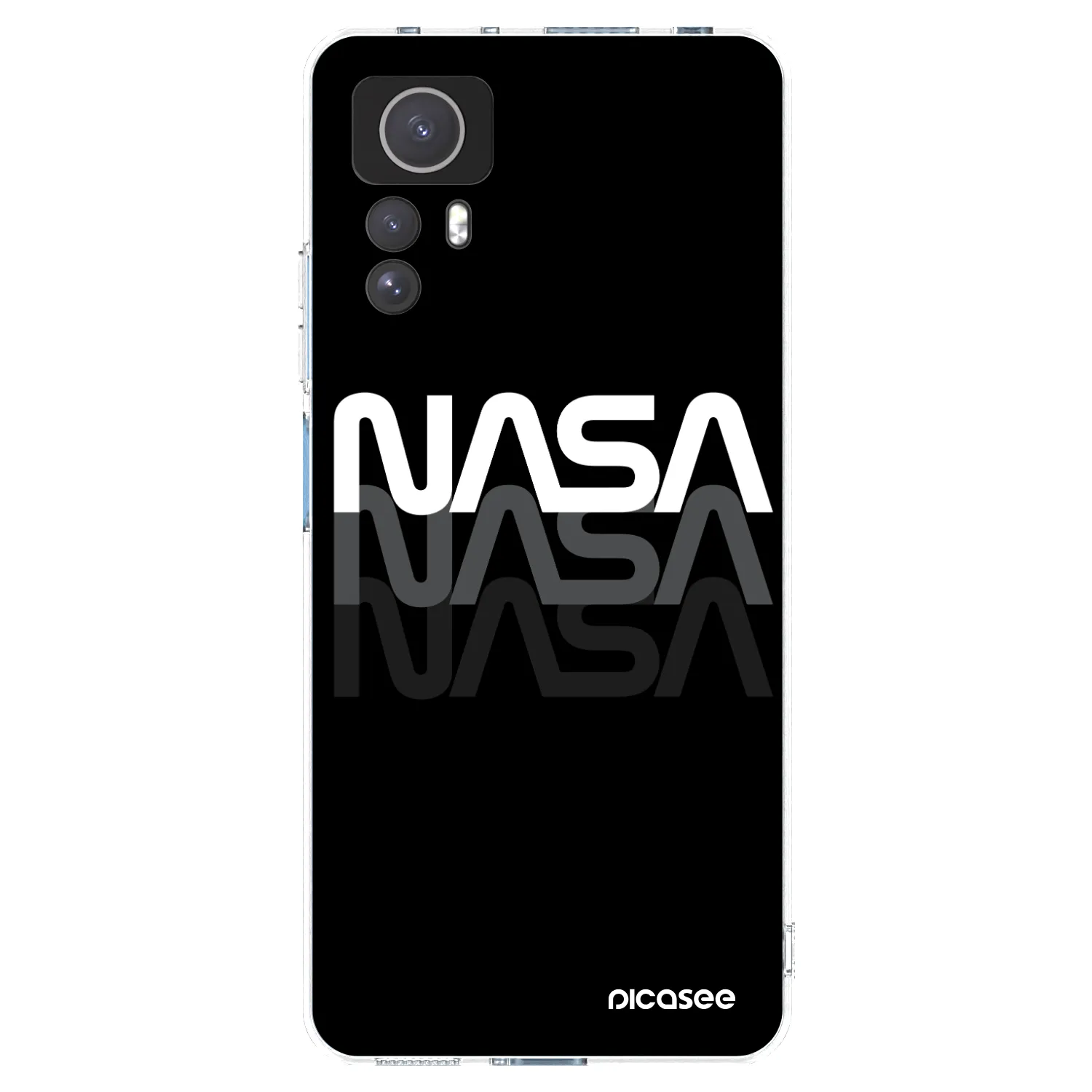 Picasee husă transparentă din silicon pentru Xiaomi Redmi Note 12S - NASA Triple