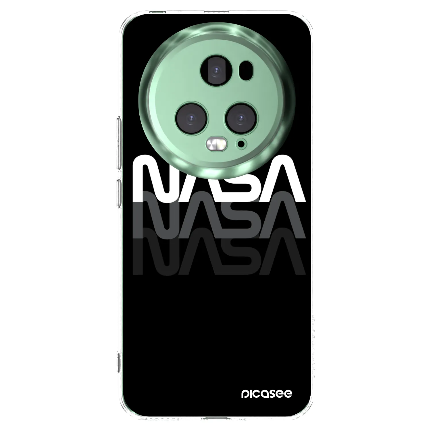 Picasee husă transparentă din silicon pentru Honor Magic5 Pro - NASA Triple
