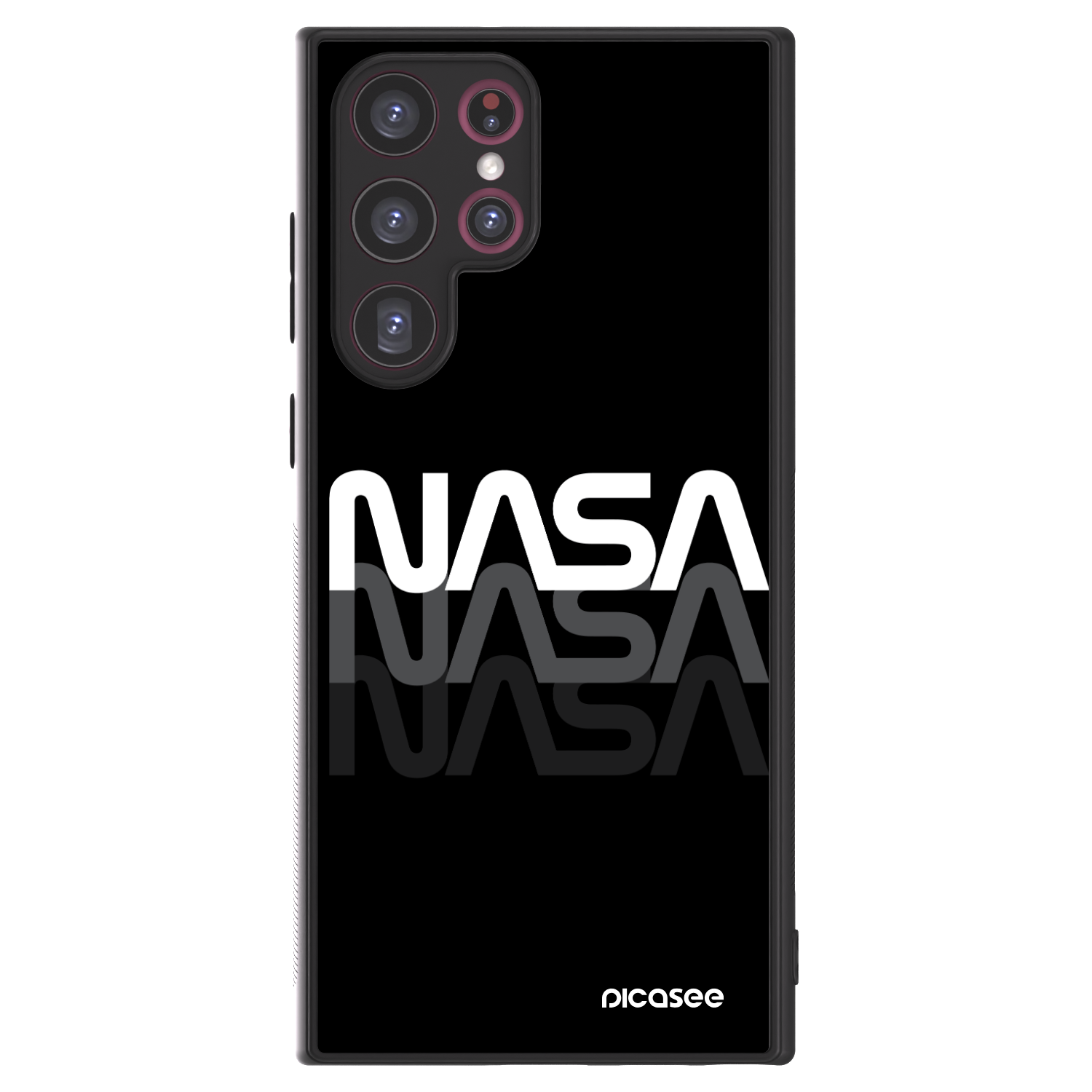 Picasee ULTIMATE CASE PowerShare pentru Samsung Galaxy S22 Ultra 5G - NASA Triple
