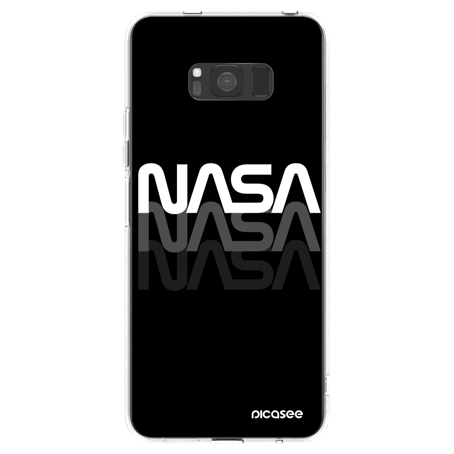 Picasee husă transparentă din silicon pentru Samsung Galaxy S8 G950F - NASA Triple