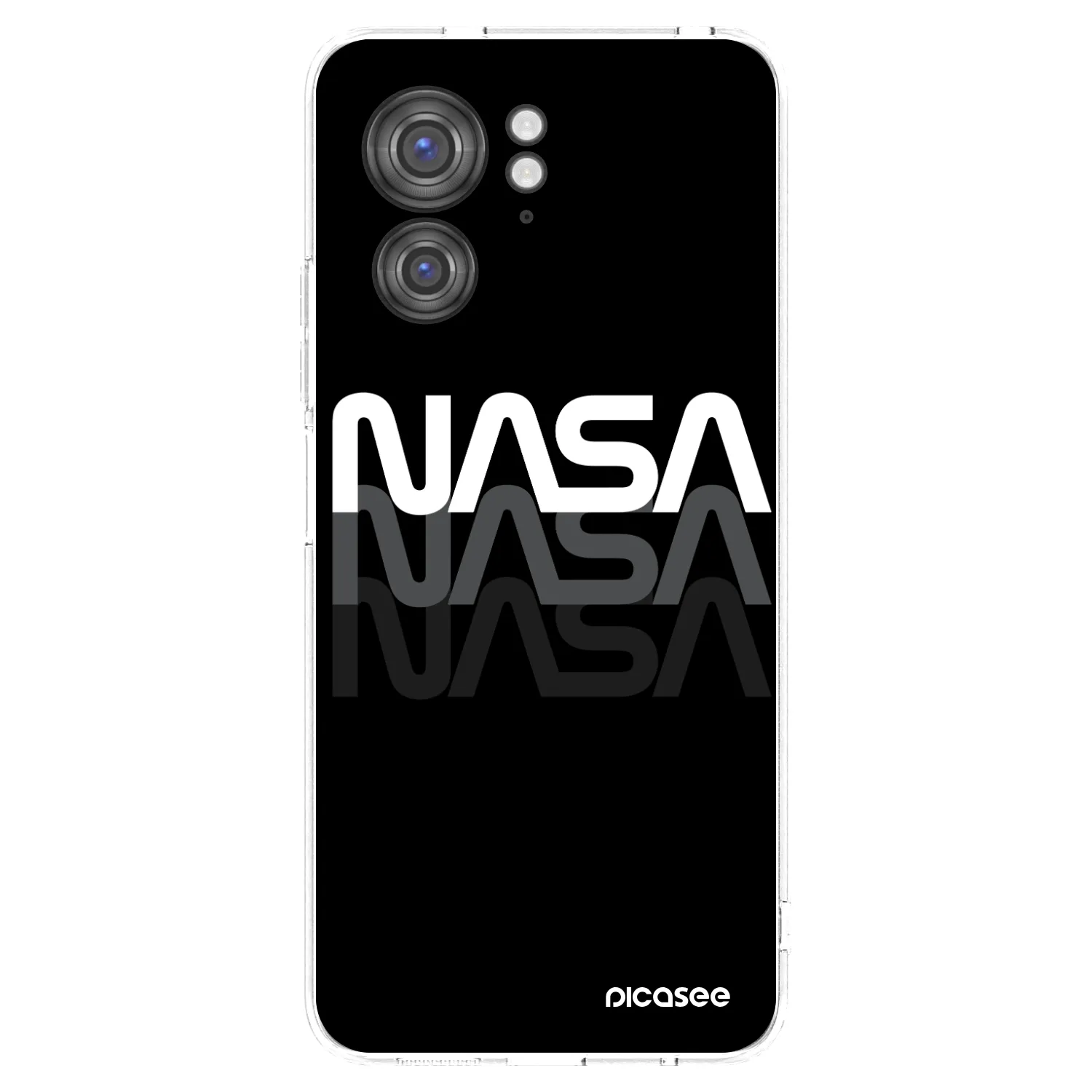 Picasee husă transparentă din silicon pentru Motorola Edge 40 - NASA Triple