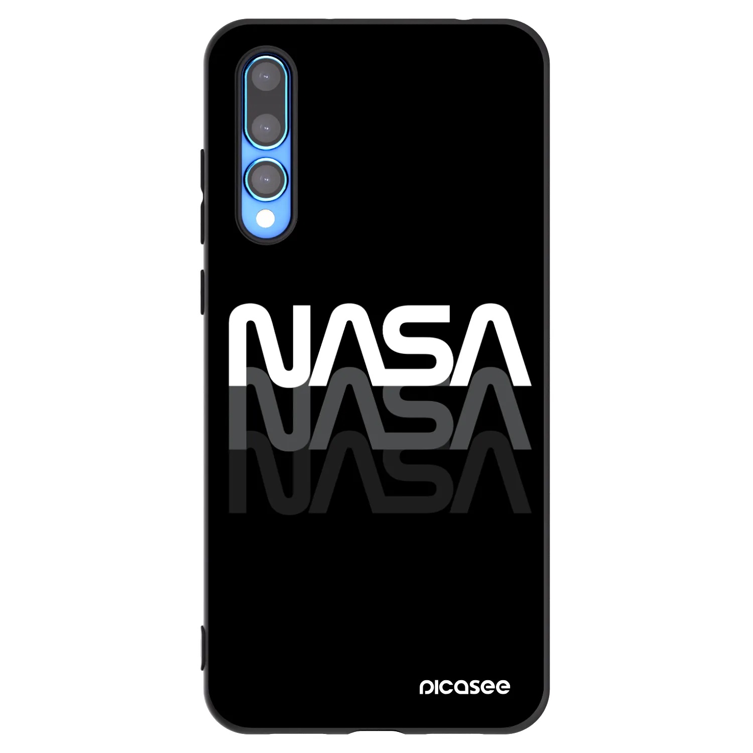 Picasee husă neagră din silicon pentru Huawei P20 Pro - NASA Triple