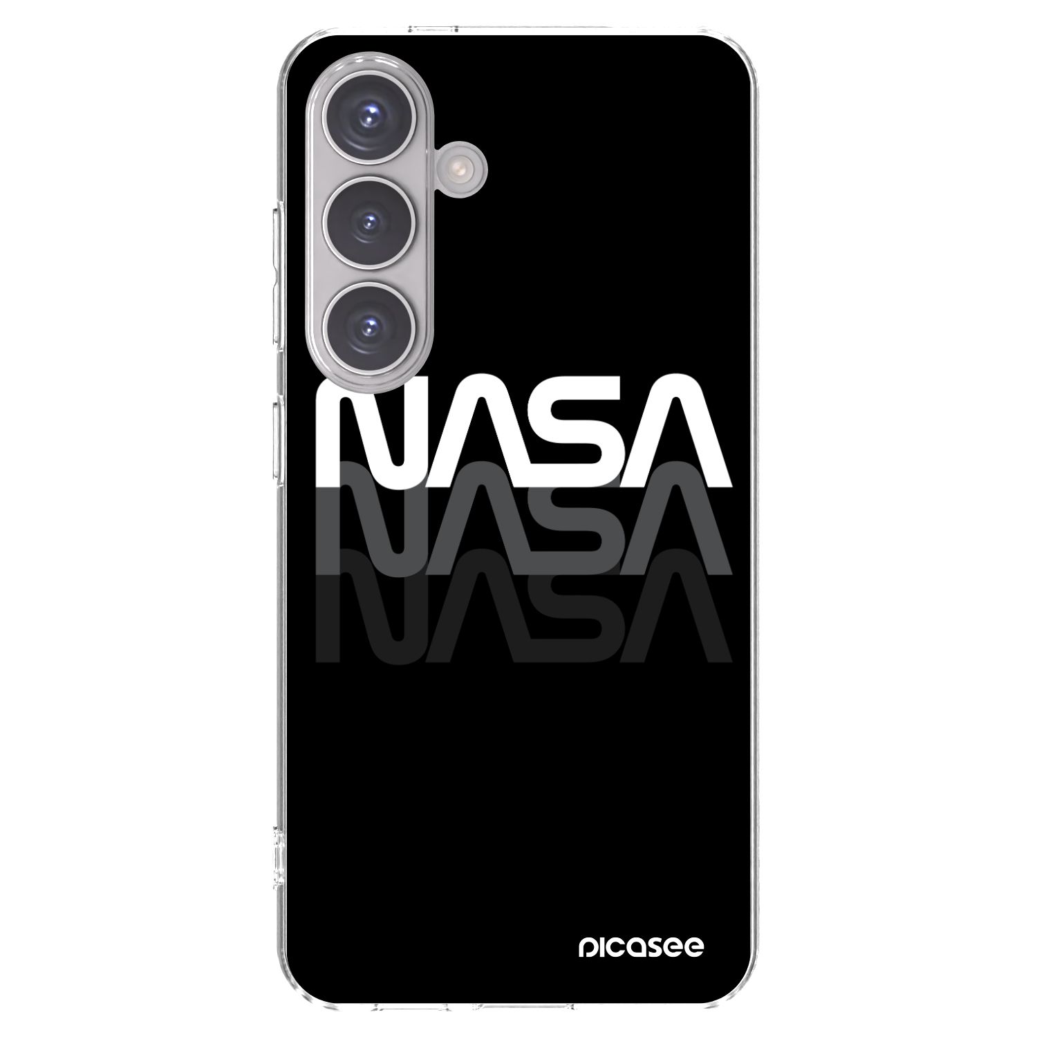 Picasee husă transparentă din silicon pentru Samsung Galaxy S24 S921B 5G - NASA Triple
