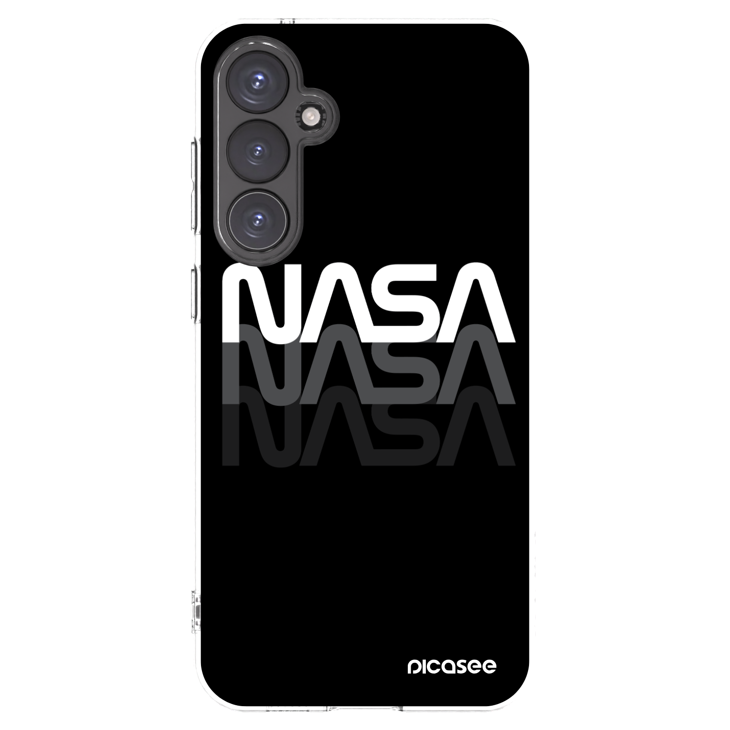 Picasee husă transparentă din silicon pentru Samsung Galaxy S23 FE S711B - NASA Triple