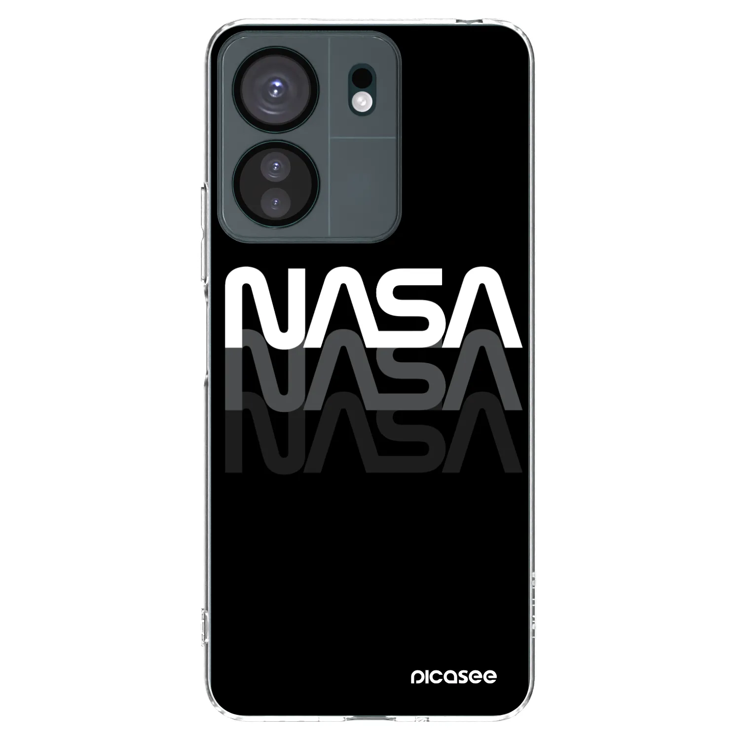 Picasee husă transparentă din silicon pentru Xiaomi Redmi 13C 4G - NASA Triple
