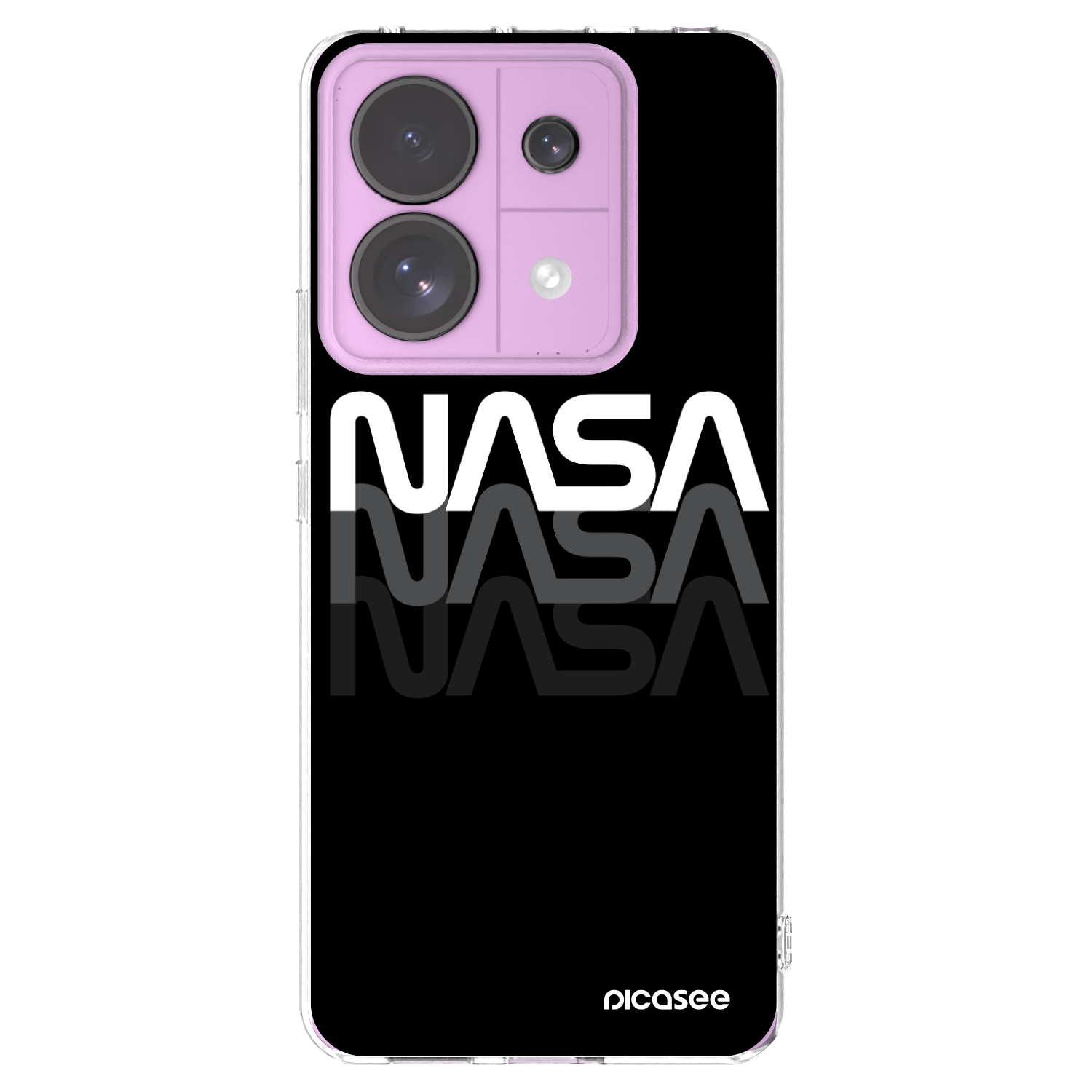 Picasee husă transparentă din silicon pentru Xiaomi Redmi Note 13 Pro 5G - NASA Triple