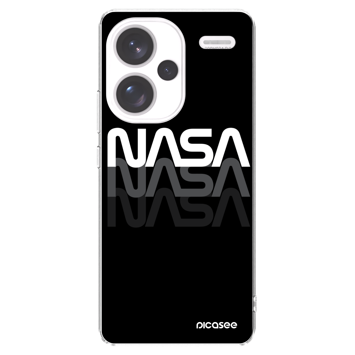 Picasee husă transparentă din silicon pentru Xiaomi Redmi Note 13 Pro+ 5G - NASA Triple
