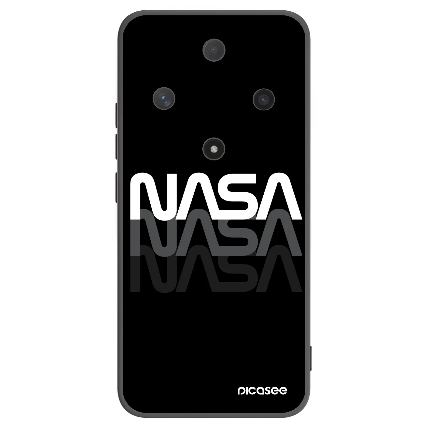 Picasee husă neagră din silicon pentru Honor Magic6 Lite 5G - NASA Triple