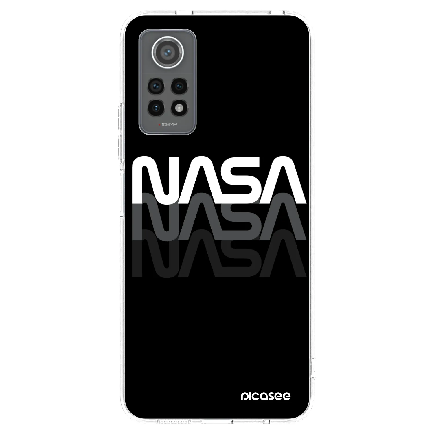 Picasee husă transparentă din silicon pentru Xiaomi Redmi Note 12 Pro 4G - NASA Triple