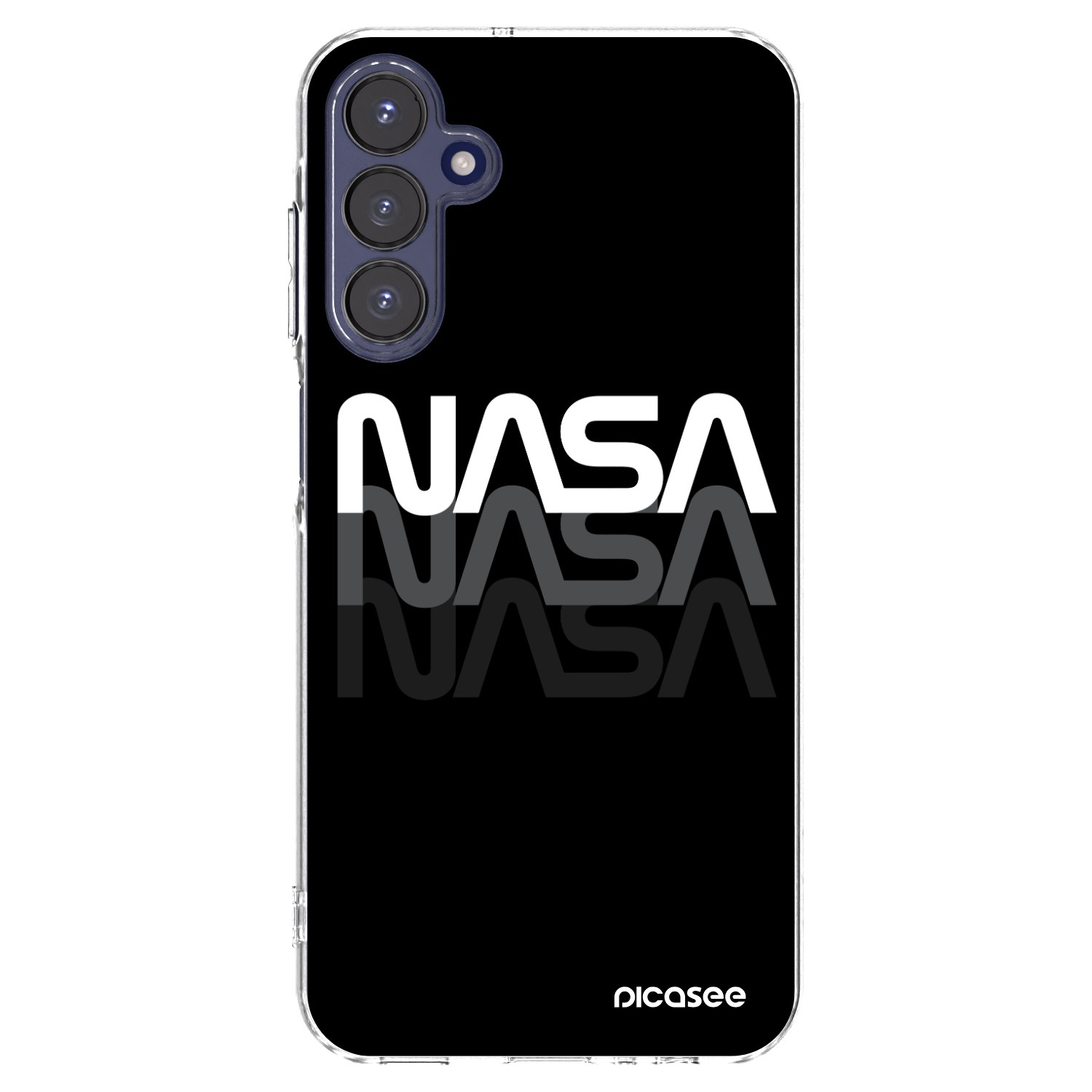 Picasee husă transparentă din silicon pentru Samsung Galaxy A15 A155F 4G - NASA Triple