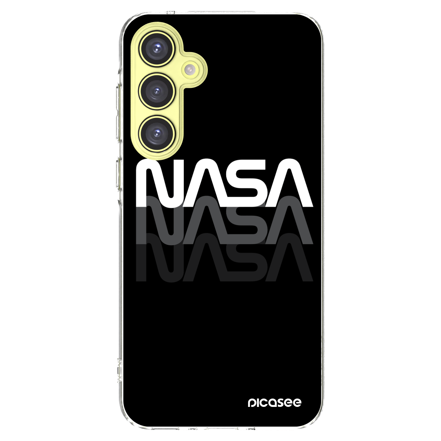 Picasee husă transparentă din silicon pentru Samsung Galaxy A35 5G A356B - NASA Triple