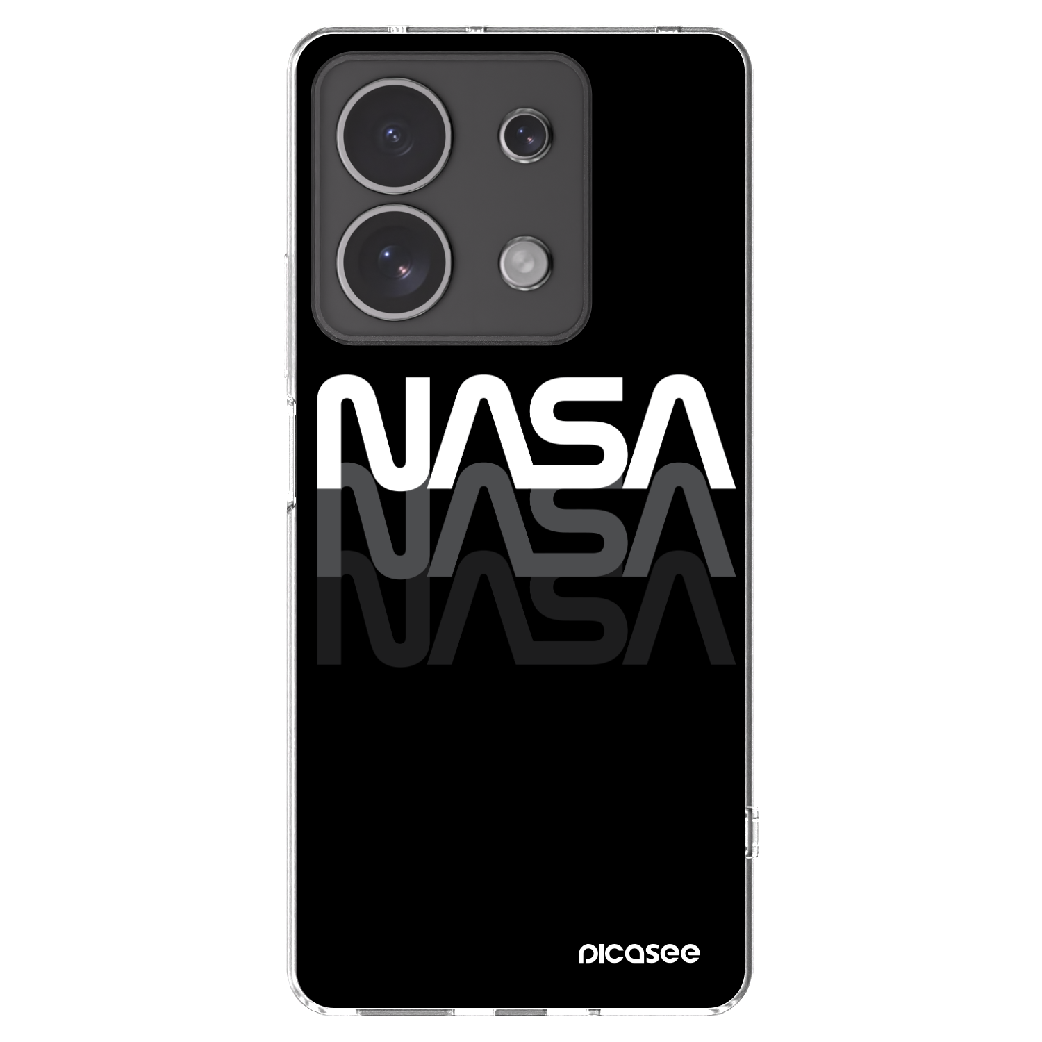 Picasee husă transparentă din silicon pentru Xiaomi Redmi Note 13 4G - NASA Triple