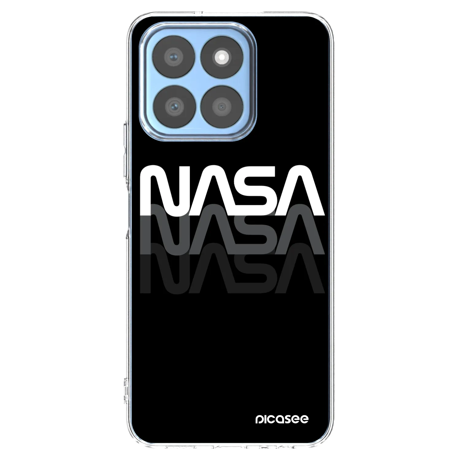 Picasee husă transparentă din silicon pentru Honor X8b - NASA Triple