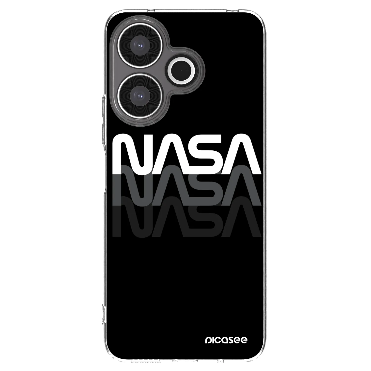 Picasee husă transparentă din silicon pentru Xiaomi Redmi 13 4G - NASA Triple