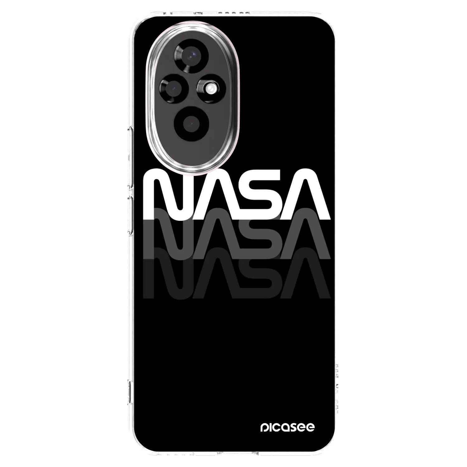 Picasee husă transparentă din silicon pentru Honor 200 Pro 5G - NASA Triple