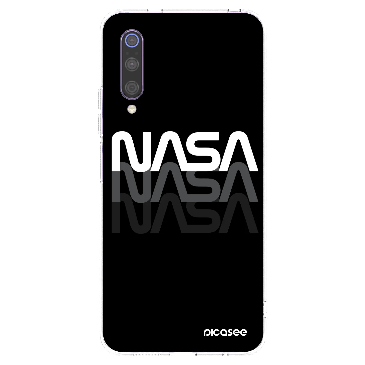 Picasee husă transparentă din silicon pentru Xiaomi Mi 9 - NASA Triple