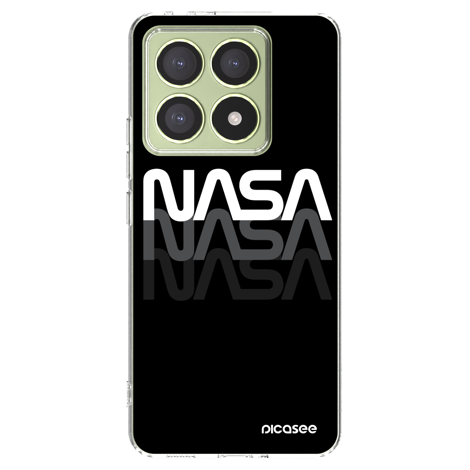 Picasee husă transparentă din silicon pentru Xiaomi 14T - NASA Triple