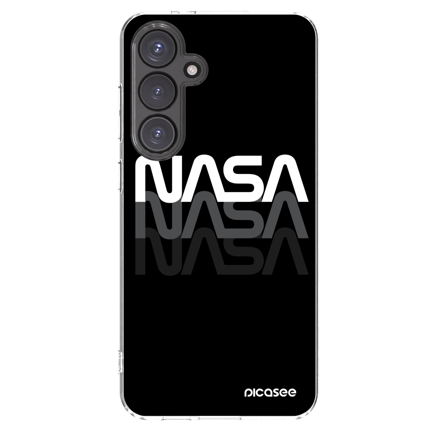 Picasee husă transparentă din silicon pentru Samsung Galaxy S24 FE S721B - NASA Triple