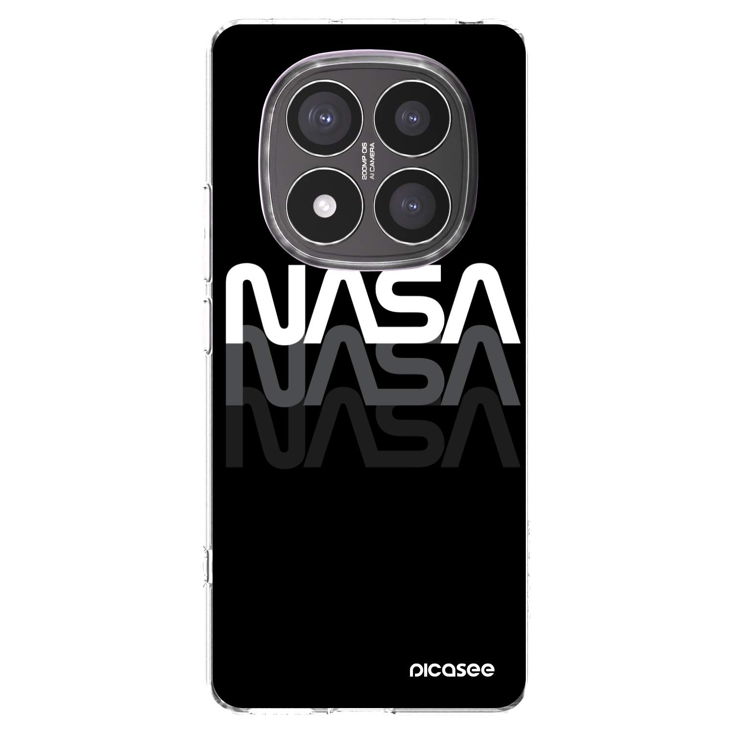 Picasee husă transparentă din silicon pentru Xiaomi Redmi Note 14 Pro+ 5G - NASA Triple