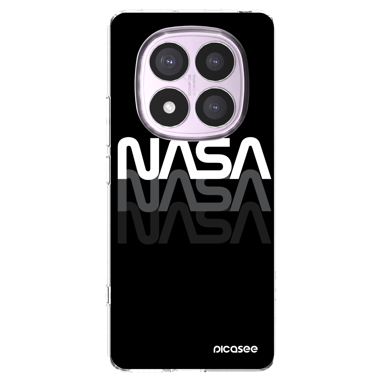 Picasee husă transparentă din silicon pentru Xiaomi Redmi Note 14 Pro 5G - NASA Triple