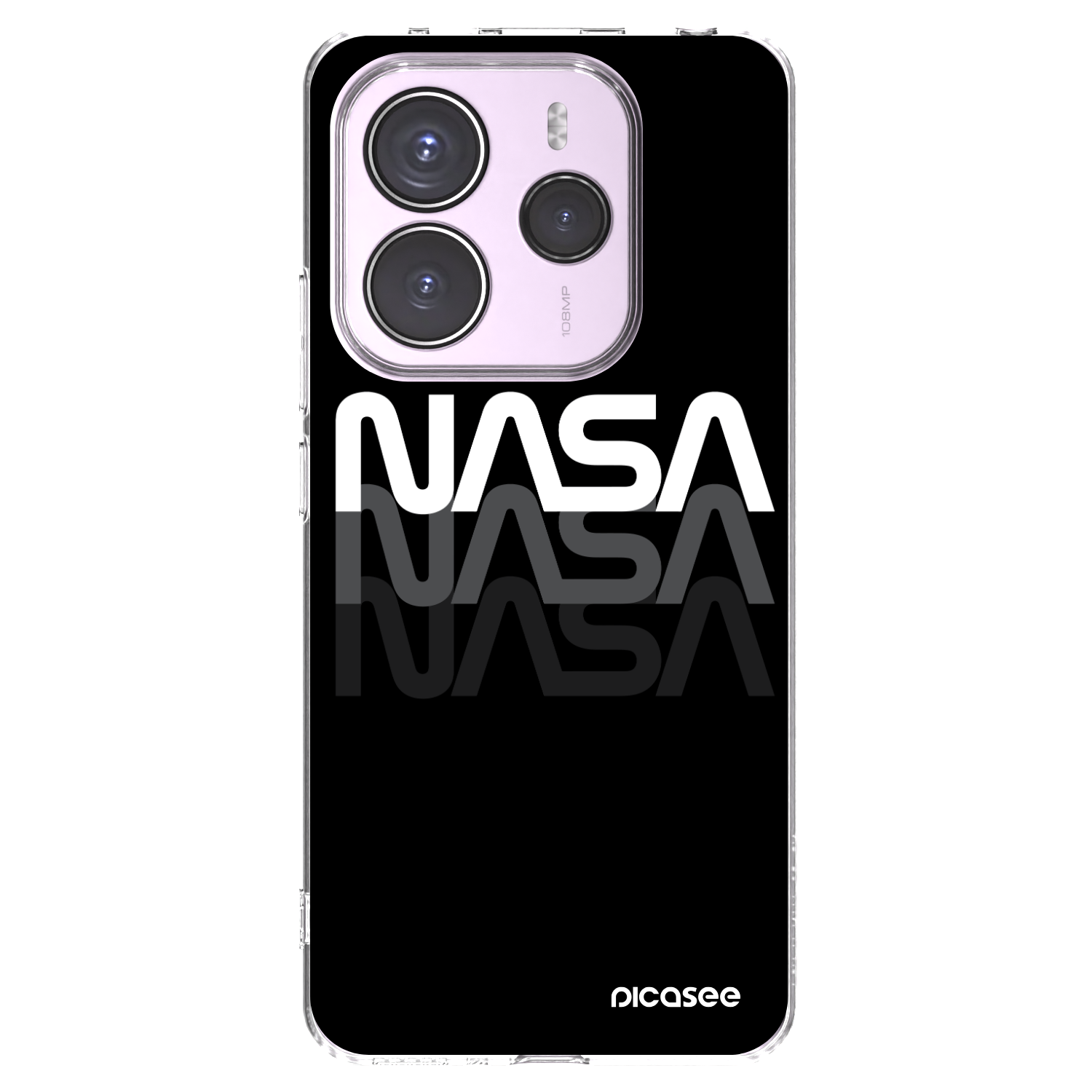 Picasee husă transparentă din silicon pentru Xiaomi Redmi Note 14 5G - NASA Triple