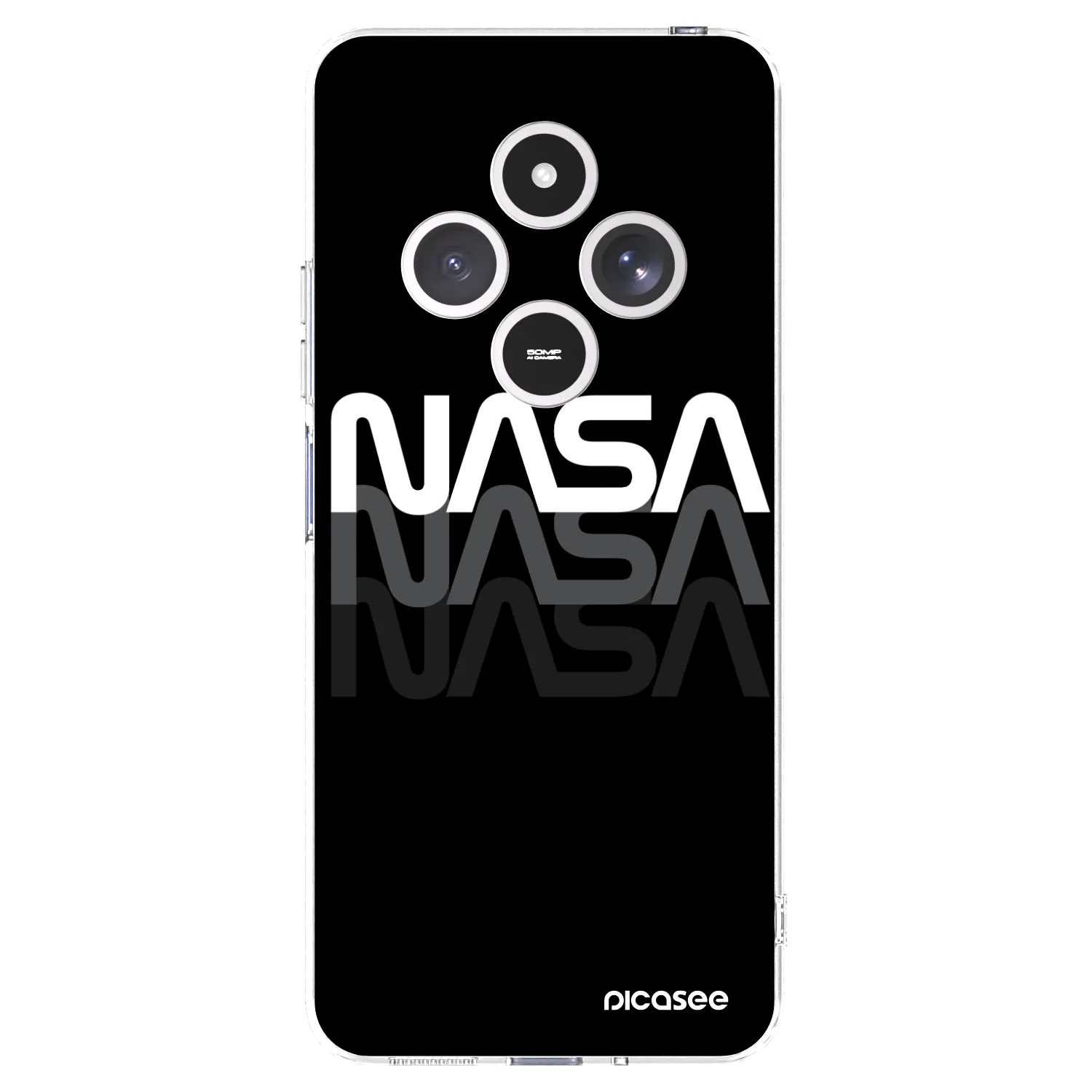 Picasee husă transparentă din silicon pentru Xiaomi Redmi 14C - NASA Triple