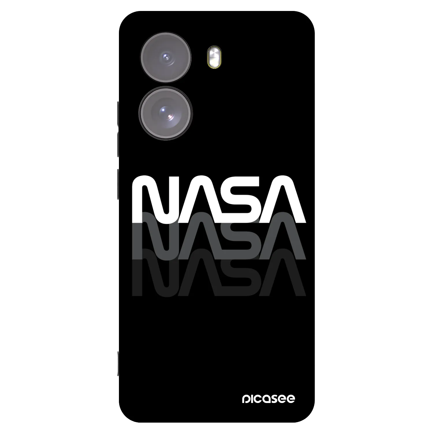 Picasee husă neagră din silicon pentru Xiaomi Poco X7 - NASA Triple