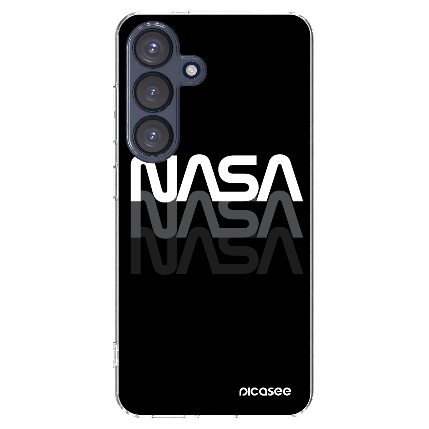 Picasee husă transparentă din silicon pentru Samsung Galaxy S25 5G - NASA Triple