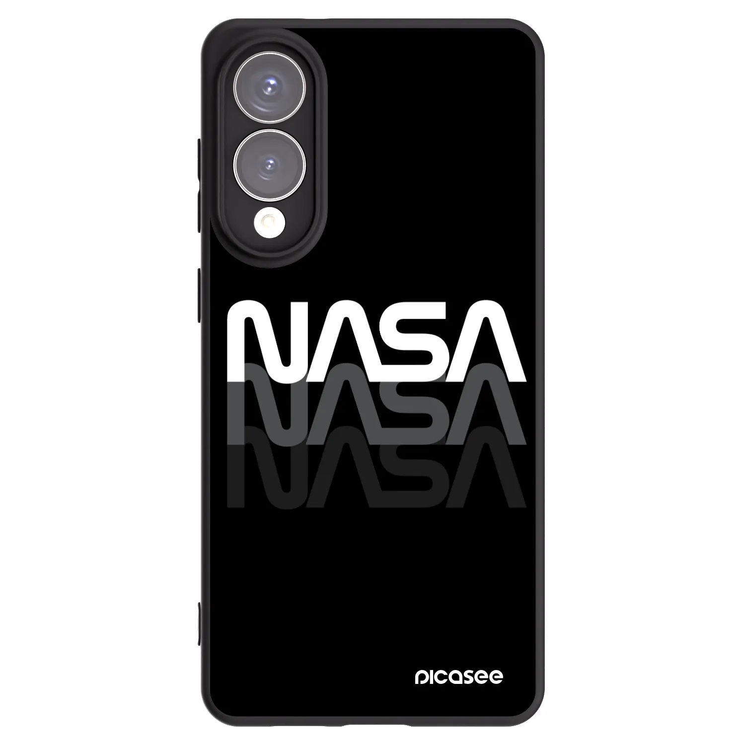 Picasee husă neagră din silicon pentru Samsung Galaxy S25 Edge 5G - NASA Triple