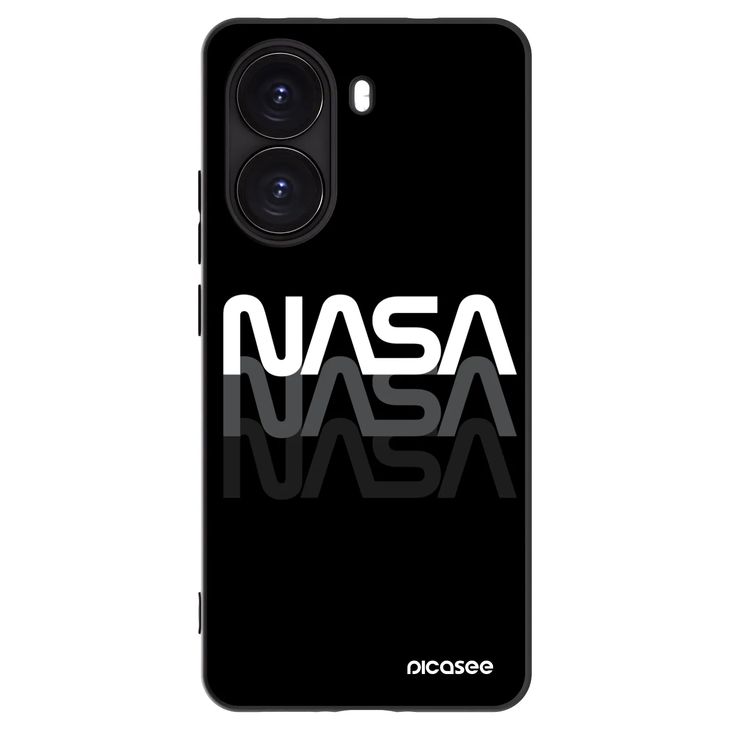 Picasee husă neagră din silicon pentru Xiaomi Poco X7 Pro 5G - NASA Triple